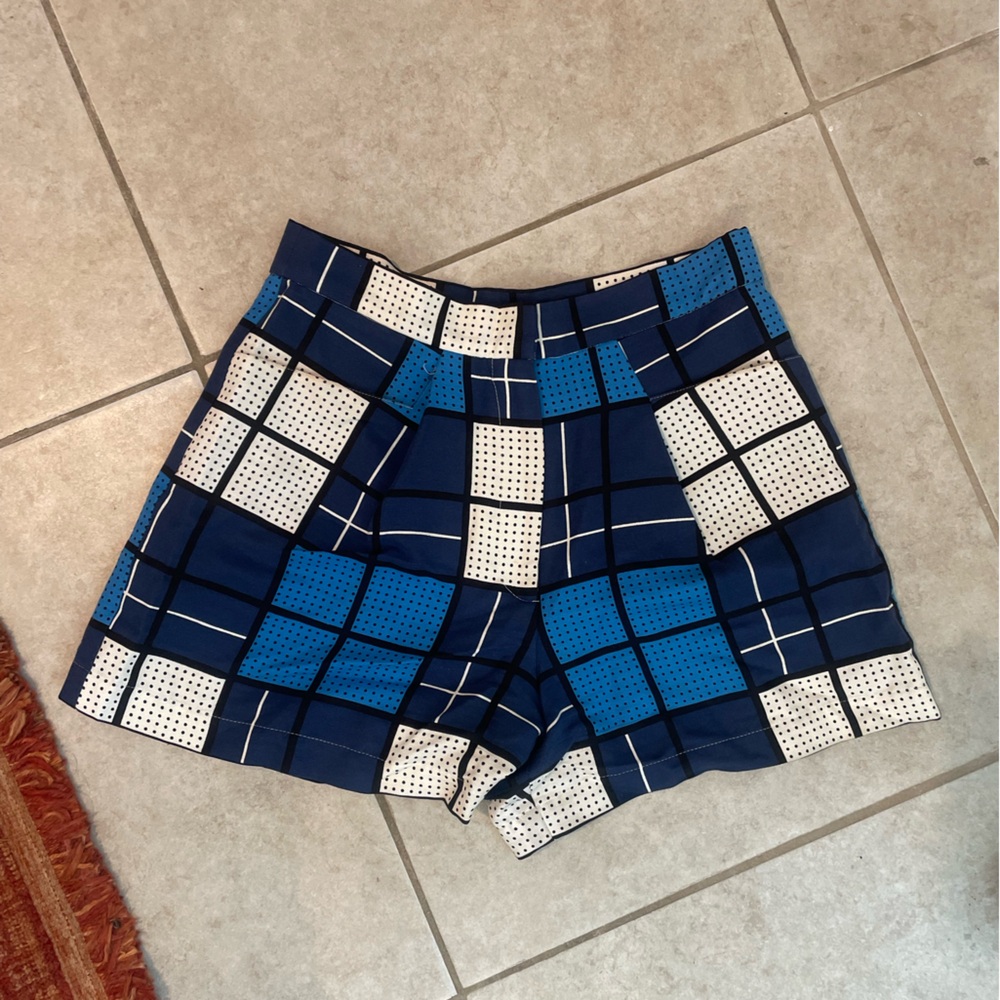 Vintage Checkered Shorts